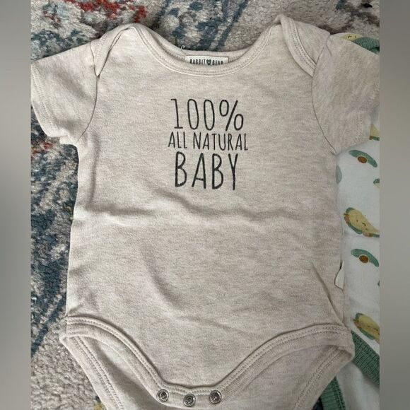 Bundle of five 3-6 month short sleeve shirt onesies - Picture 2 of 7